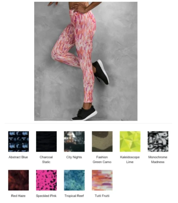 JC077 AWD Cool Girlie Cool Printed Leggings